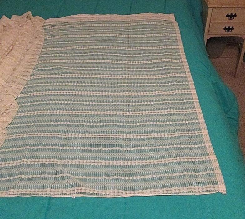 Pair of Vintage Mid Century Sheer Curtain Panels  49