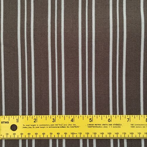 Upholstery Fabric Striped Brown Creamy Tan 3 YDS 56