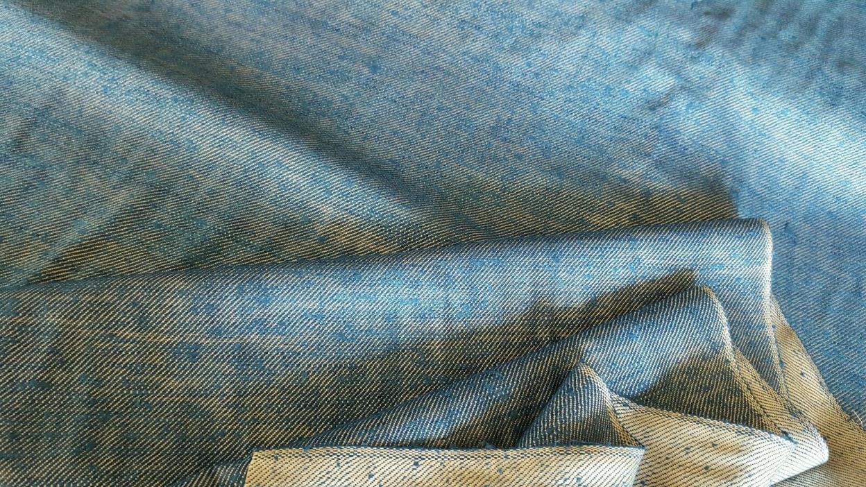 Blue Slubbed Fabric!! 45