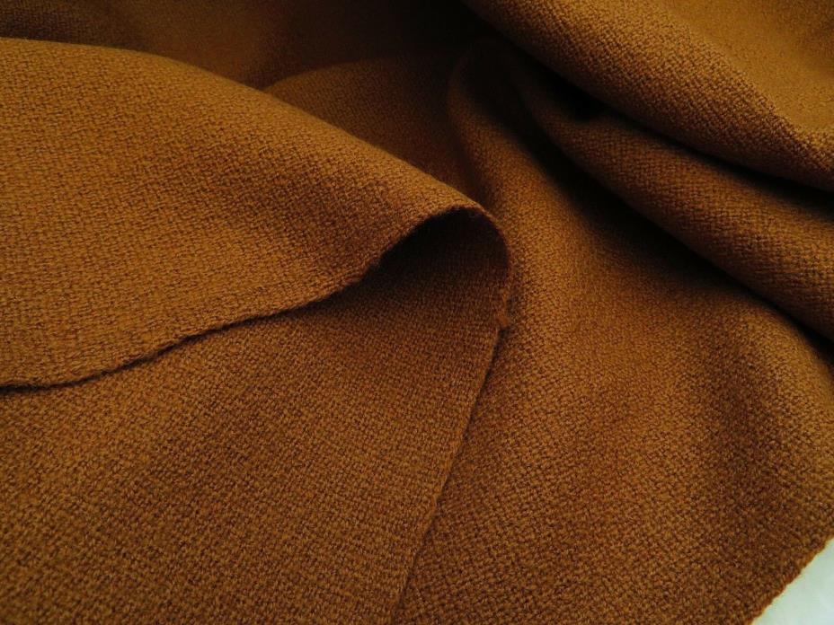Fabric Vintage Wool Brown Textured 2 Yards x 56