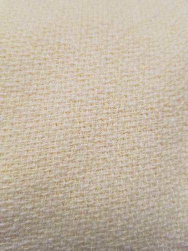 vtg 70's fabric Soft Wool Yellow light weight 3 yd