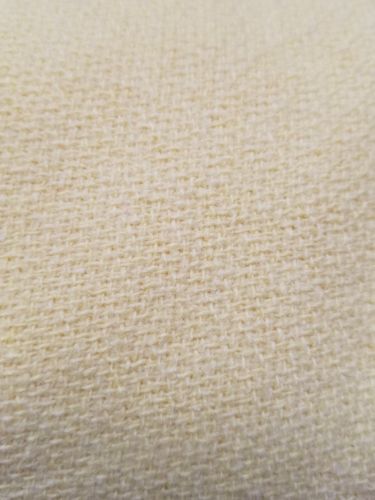 vtg 70's fabric Soft Wool Yellow light weight 3 yd
