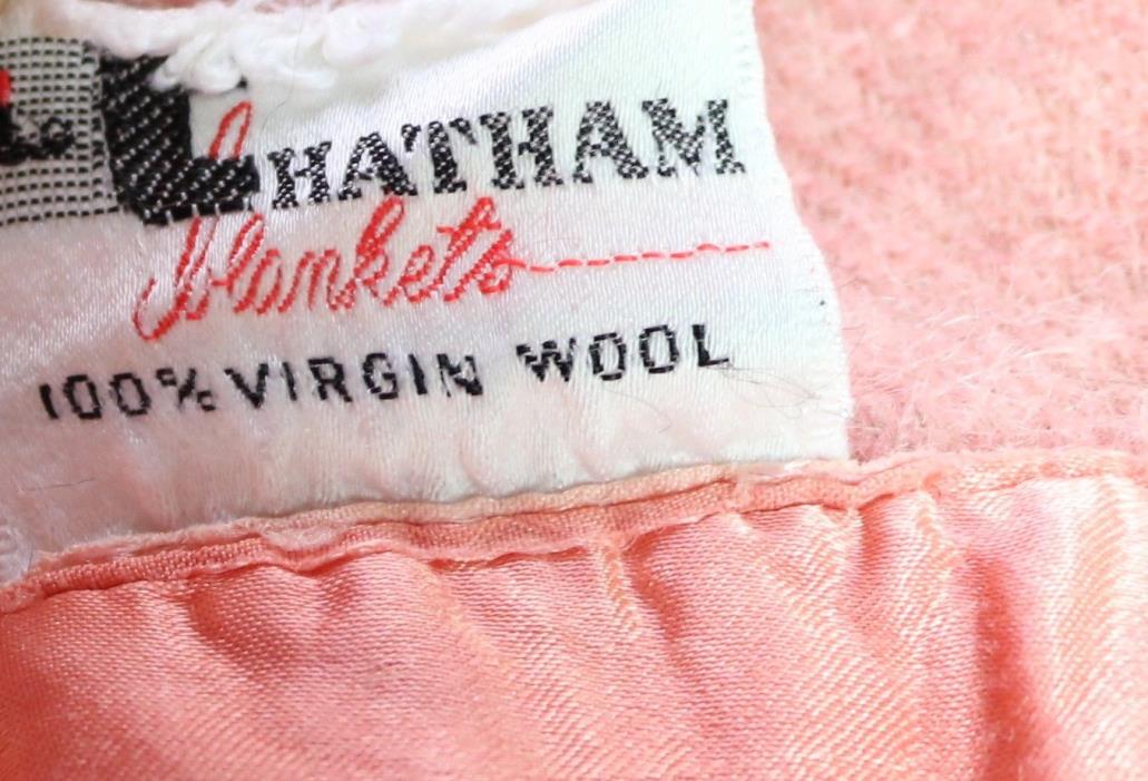 Chatham wool blanket, 100% Virgin Wool