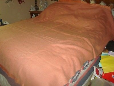 Mauve Wool Blanket for Rug Making Crafts