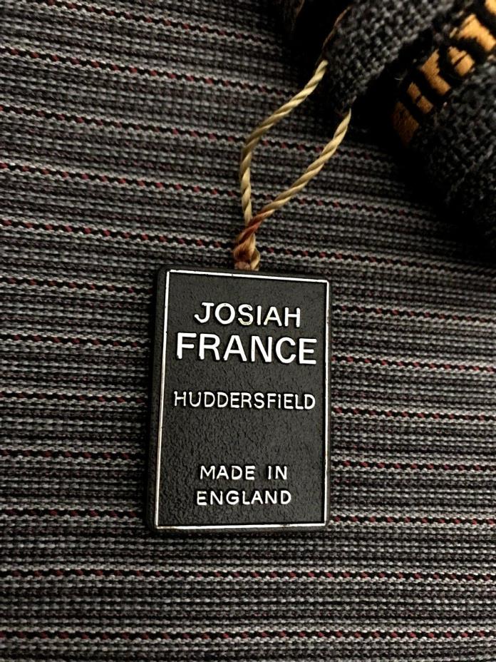 Josiah France Huddersfield England Wool Suit Fabric 3+ yd, 2.9m Gray