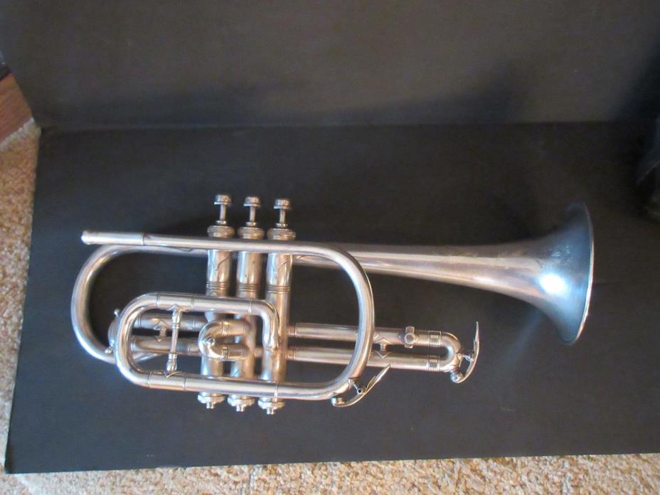 Cornet: H.N.White Silver King Commander, 1925-1930 with case