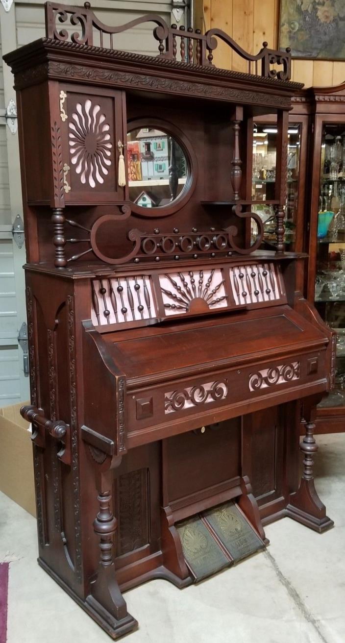 1800's WILCOX & WHITE FANCY PUMP ORGAN