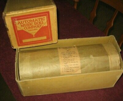 AMR Automatic Player Piano Roll Nickelodeon 10 Songs Music Program A-543~Stock 9