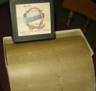 United States Quality Music Co. Player Piano Roll Nickelodeon #1098~Stock 2