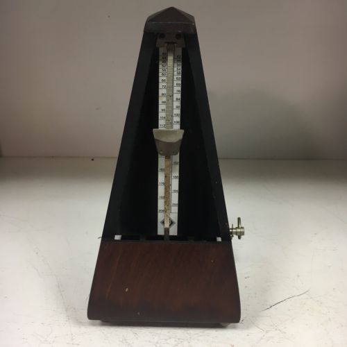 Wittner Wood Key Wound Metronome Made In Germany Works Great!