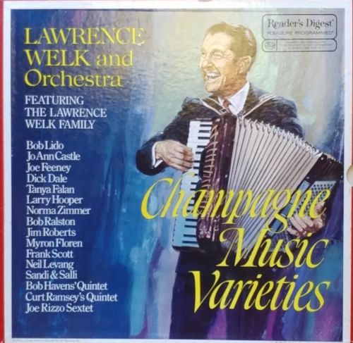 Lawrence Welk and Orchestra Champagne Music Varieties Boxed Set 78LP - 1970
