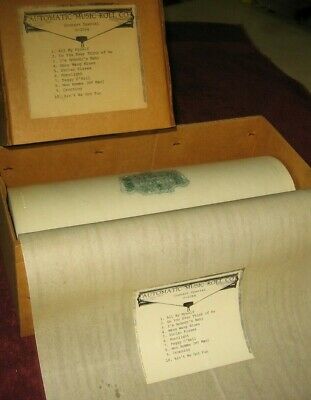 Automatic Music Player Piano Roll Nickelodeon Contest Special O-2064~Stock 11