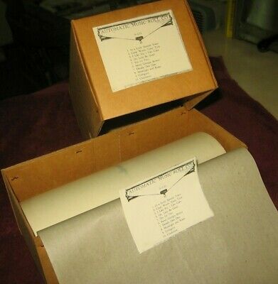 Automatic Music Player Piano Roll Nickelodeon 10 Songs O-101~Stock 13