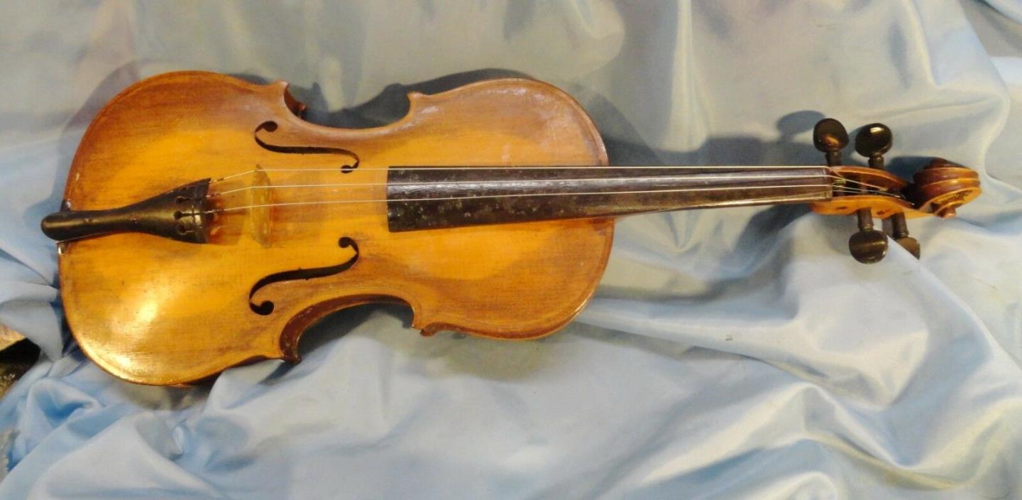 TREASURE  VIOLIN   ANTIQUE   EARLY  UNKNOWN  MAKER  EUROPEAN  EARLY  1920'S  BOW