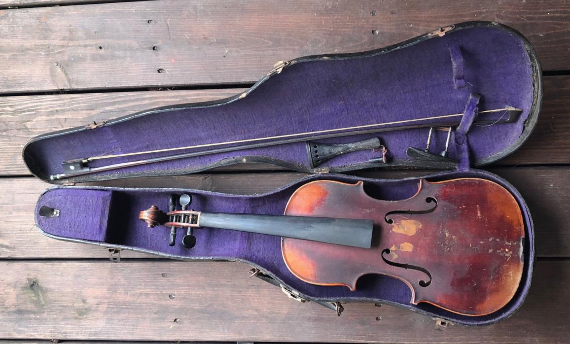 Antique HOPF Violin w/ Hard Case & Vuillaume Tonk Bow