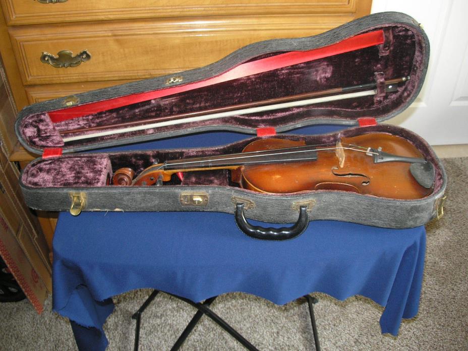 Vintage J Stainer German Copy 4/4 Violin & Case
