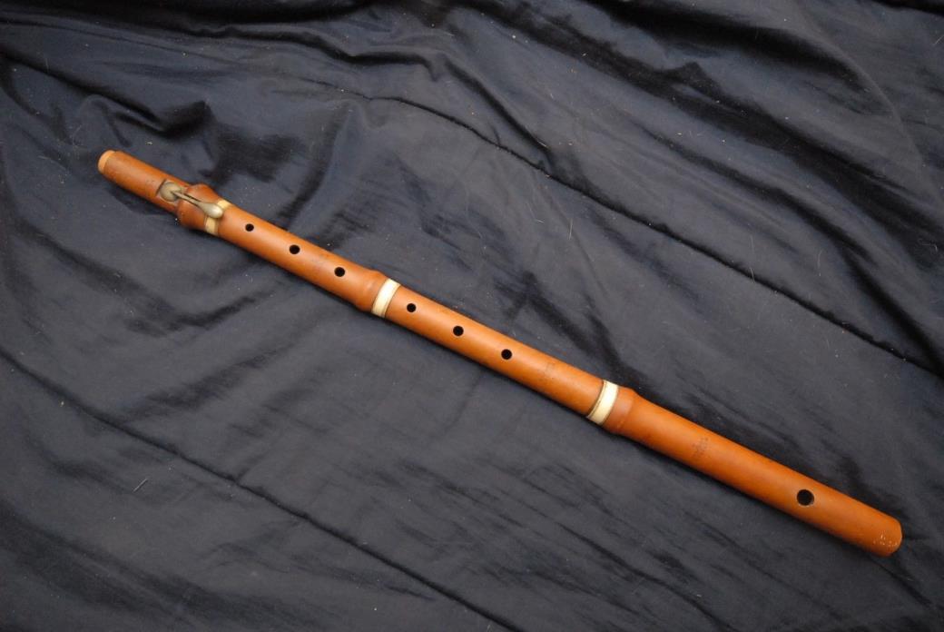 Metzler Single Key Antique Boxwood Flute - Metzler, London, #2 - ca 1800