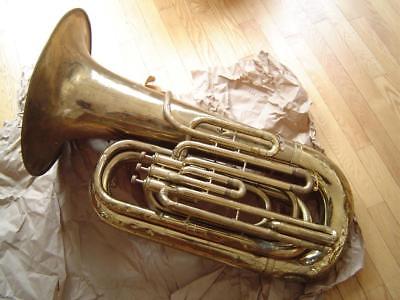 Vintage Conn 10J BBb Tuba - Banged Up  - Still Plays Great