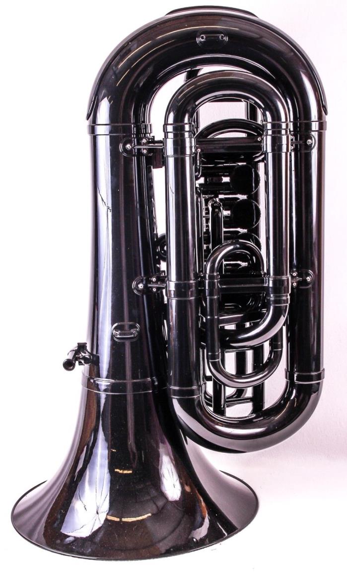 Cool Wind CTU-200 Series 4-Valve BBb Tuba, Black, CRACKED BELL