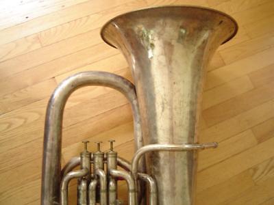 Vintage 1908 Boosey & Co. Silver Plate BBb Tuba - Excellent Condition