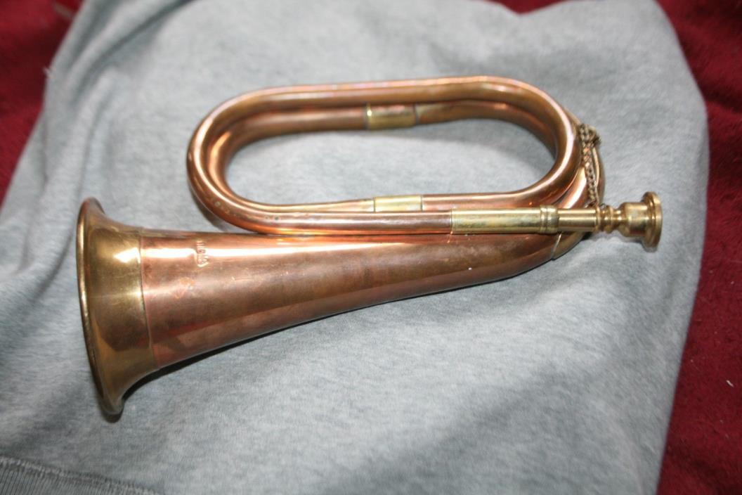 New Bugle-Brass & Copper Instrument- Boy Scouts, Military, Student Collectibles