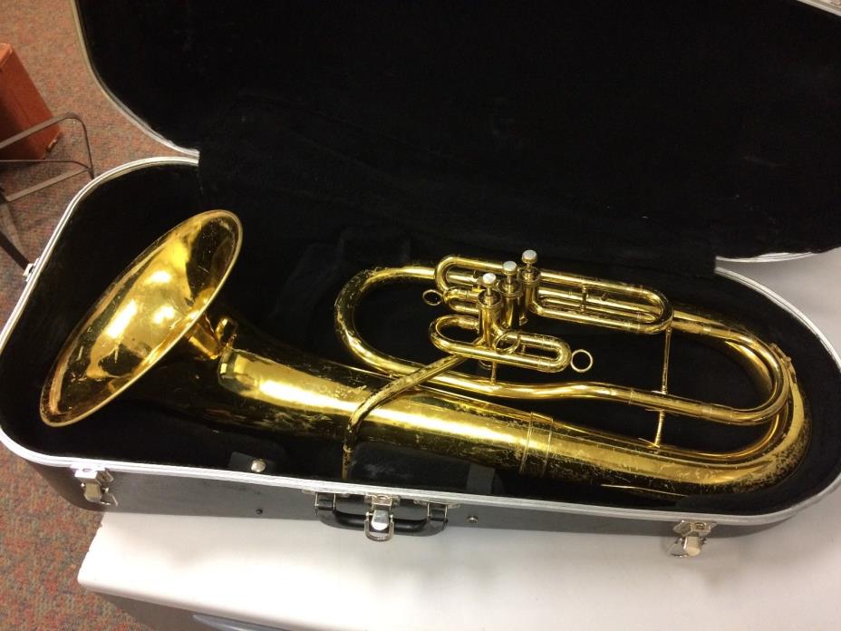 Conn 3 Valve Bell Front Baritone Horn