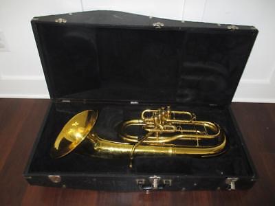 King Model 2266 4 Valve Euphonium Baritone W/ Case VERY NICE