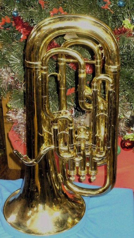 Restored Besson 4 Valve (3 + 1) Bb Euphonium in nice condition.  Euro Shank.