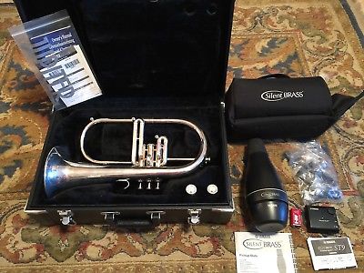 Jupiter JFH-846S Intermediate Bb Flugelhorn + Yamaha Silent Pick-up Mute Bundle