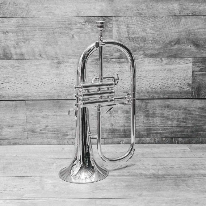 Yamaha YFH-6310Z 'Bobby Shew' Silver Bb Flugelhorn Outfit USED