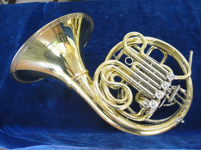 Brand New and Perfect Engelbert Schmid Double French Horn w/ Hand Hammered Bell