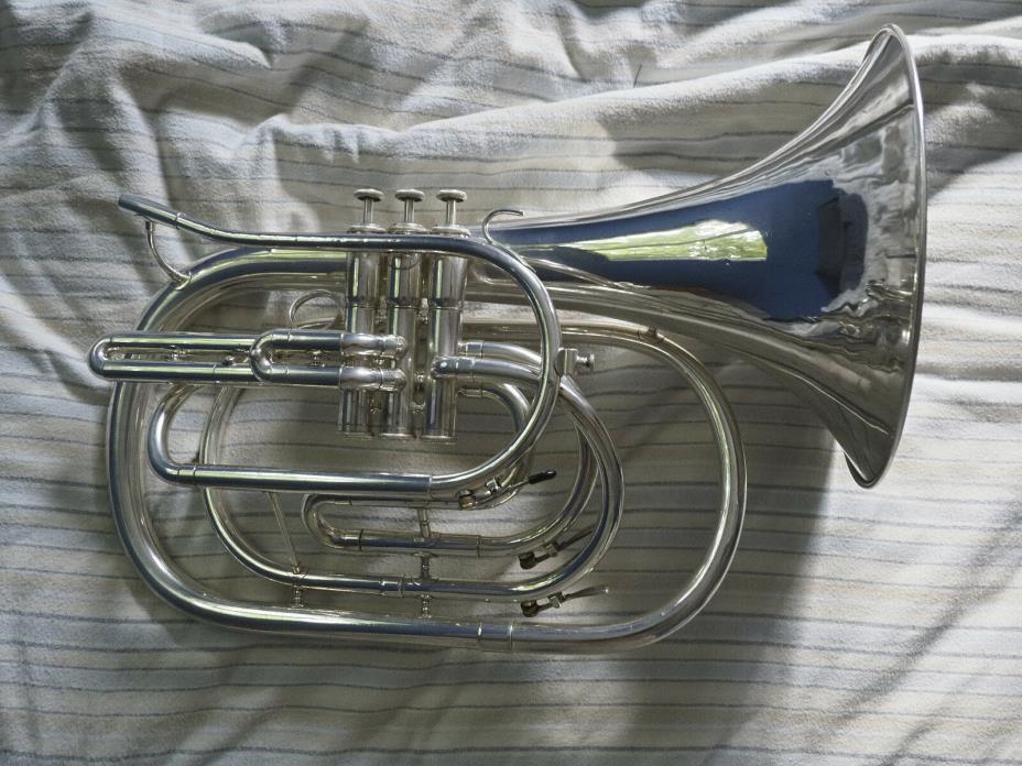 Kanstul 285 Series Marching Bb French Horn Silver