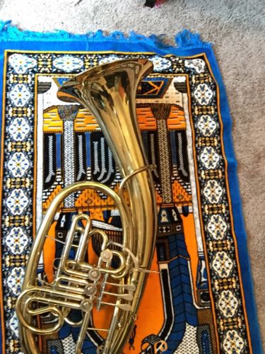Professional JINBAO Wagner Horn F/Bb Key Gold Finish with Case