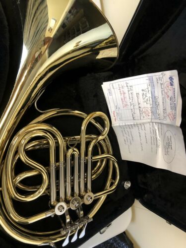 Jupiter Single French Horn With Receipts For Recent Service.  Mechanical Pistons