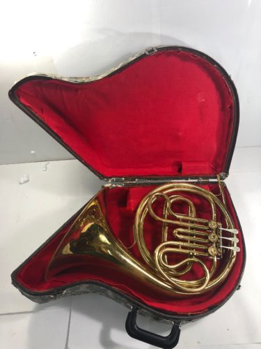 Vintage Post War King H.N. White Co. French Horn Cleveland Ohio With Case Rare!