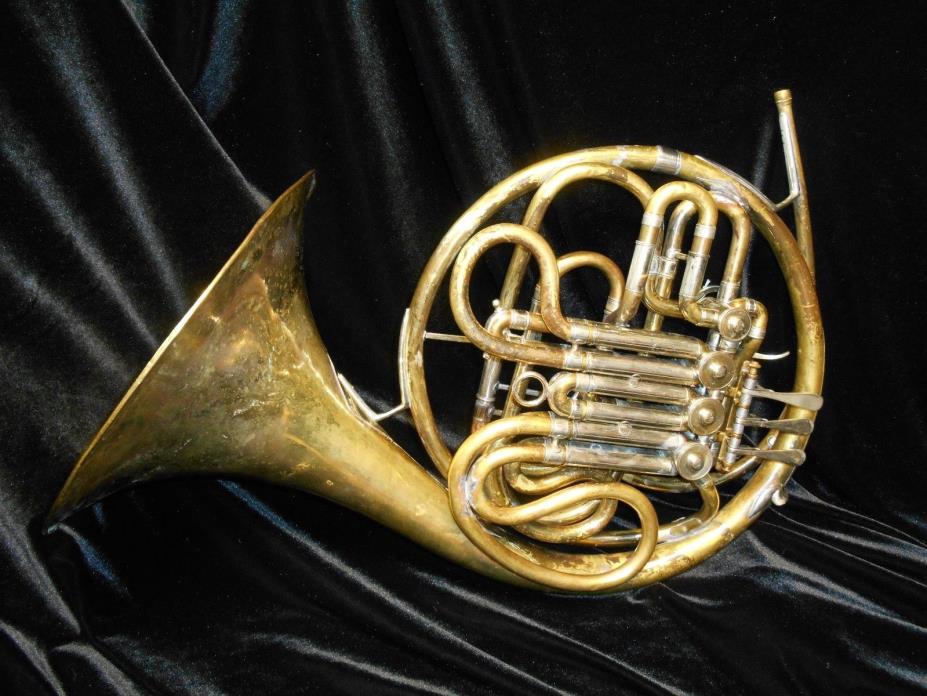 Used Conn 6d Double French Horn, Elkhart Indiana (late 1940s or early 1950s)