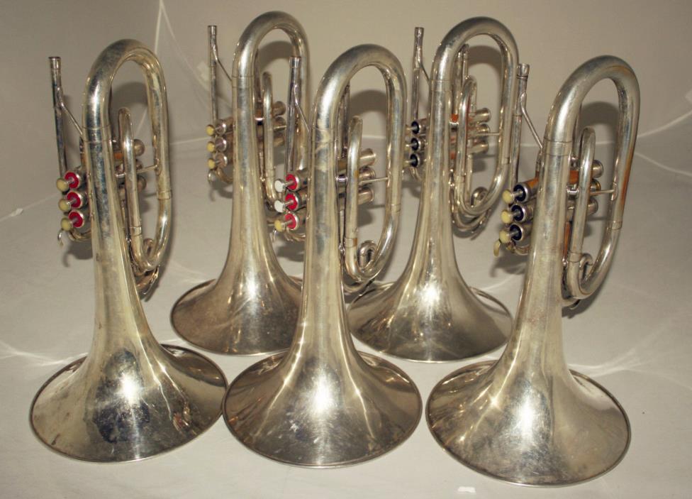 LOT OF FIVE (5) YAMAHA YMP-201M MELLOPHONES