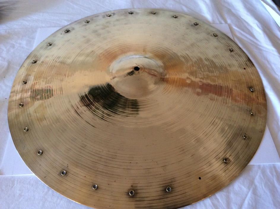 22 inch vintage Kingston sizzle cymbal