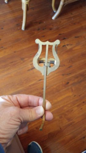 Vintage A.P.&M. Brass LYRE Marching Band Sheet Music clip Holder