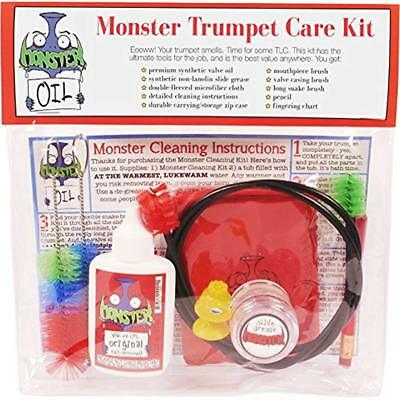 Monster Trumpet Cornet Care And Cleaning Kit Valve Oil Slide Grease A New Gift