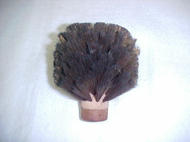 Goblet Brass Wire Scratch Brush, 3 ½” - Used