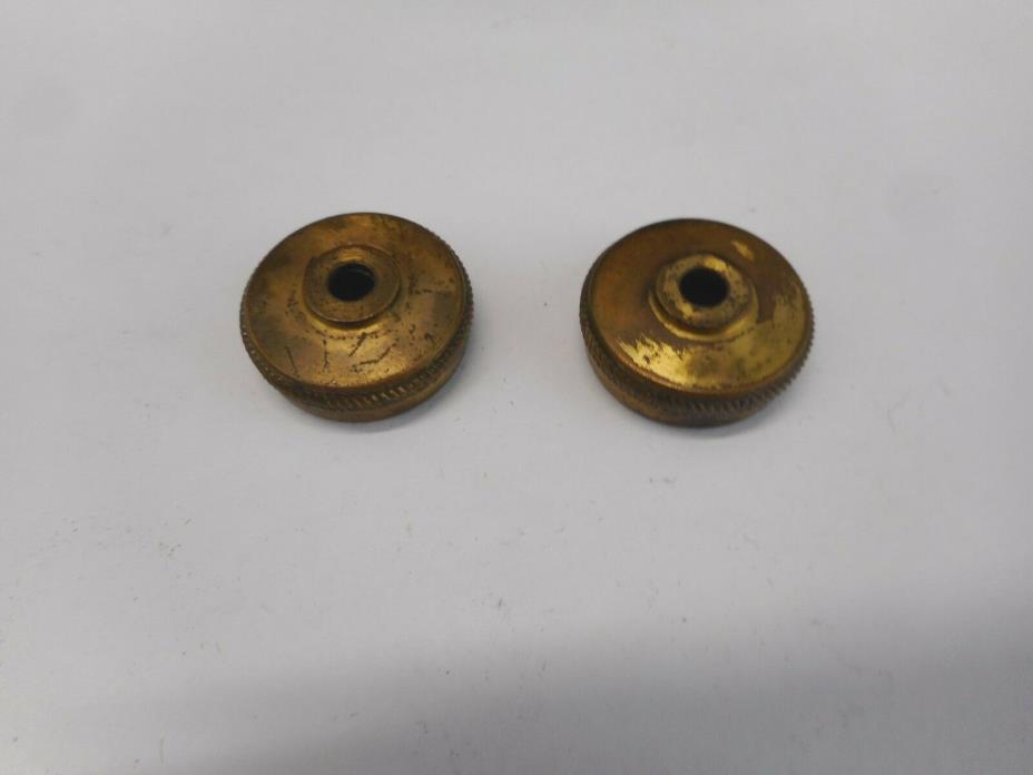 Two Vintage Olds Ambassador Cornet Fullerton Valve Bottom Caps ONLY
