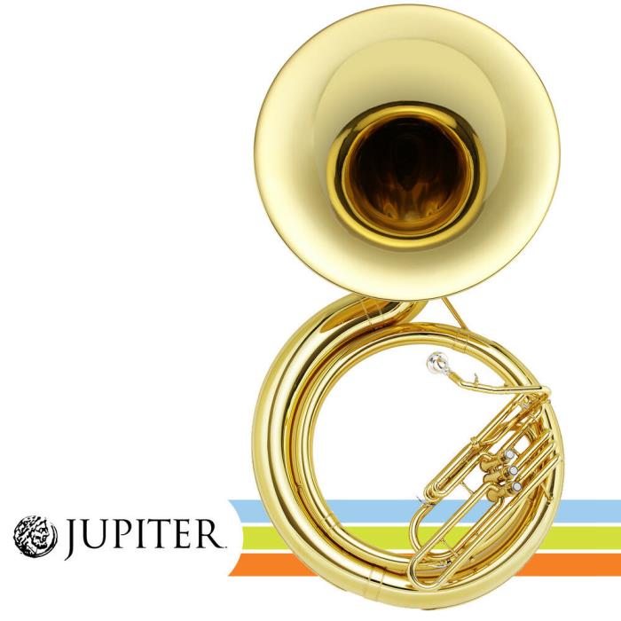 NEW Jupiter JSP1100 Key of BBb Lacquer Brass Qualifier Sousaphone with Hard Case