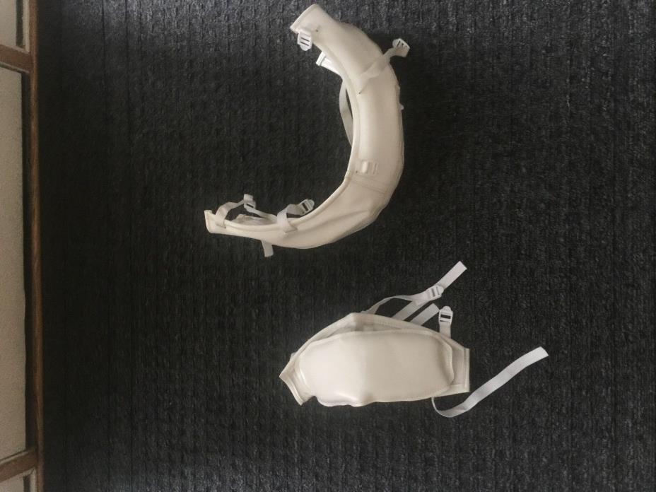 WHITE SOUSAPHONE SHOULDER PAD  PROTECTOR SET   2