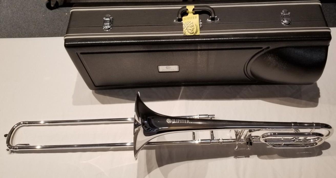 Jupiter trombone F attachment Silver plated  JTB1150F-S  WOW!!! Display horn