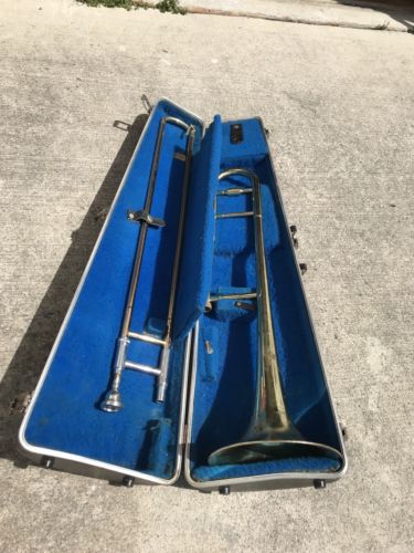 Professional Symphonic trombone, Music, Band, School, Bb Slide, Case,