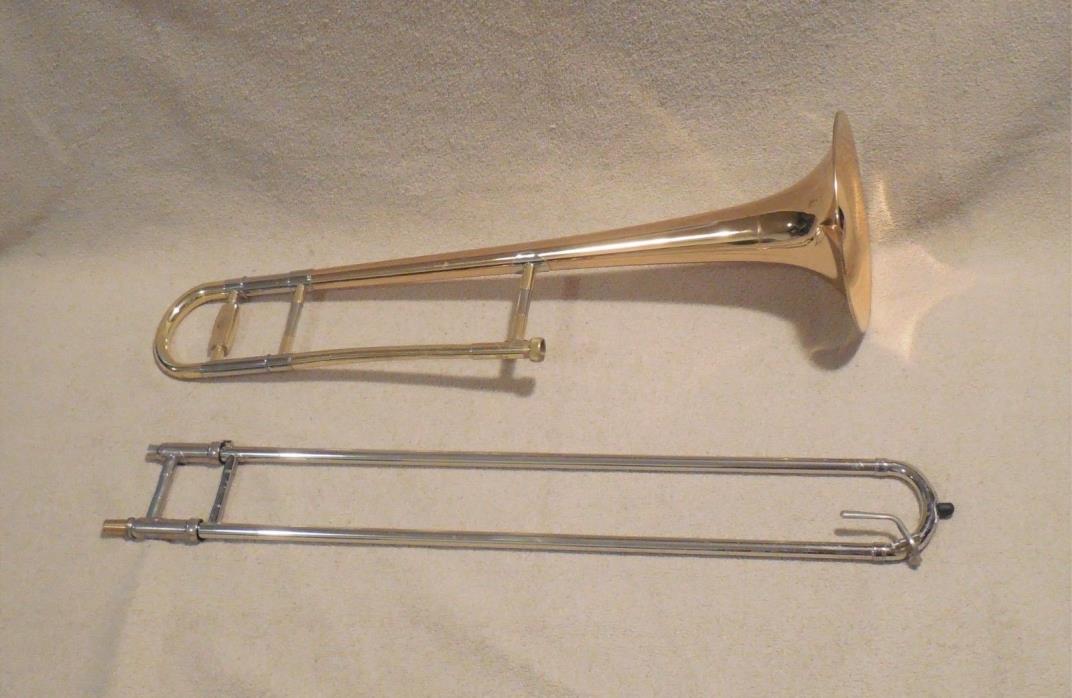 Jupiter Carnegie XL Trombone, Yamaha MP, Slide Works Great, 1 Stuck Slide Tube