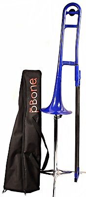 Jiggs pBone Plastic Trombone, Blue