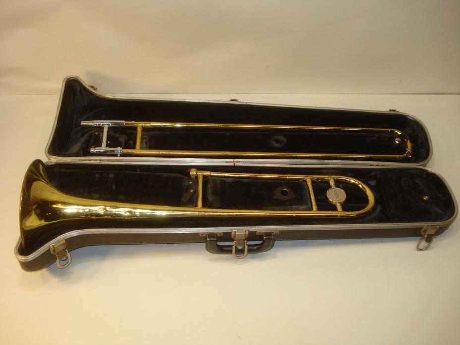 Vincent Bach Selmer Bundy Trombone with Case & 12C Mouthpiece