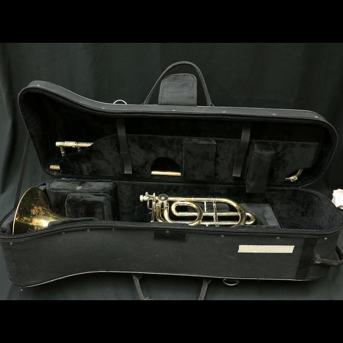Conn F-Attachment Elkhart 72H Bass Trombone {Rough Cosmetic} Great Player